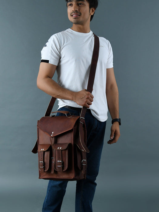 The Pre-Historic Convertible + Free Pencil Case Classy Leather Bags