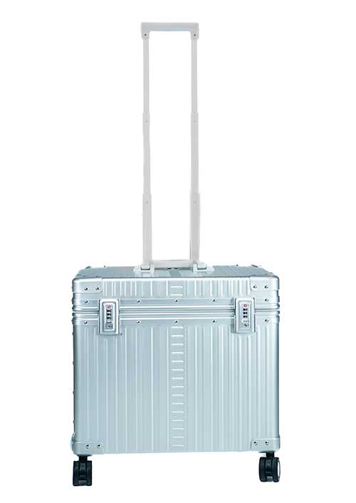 Aleon 17" Deluxe 4-Wheeled Aluminum Pilot Case Aleon