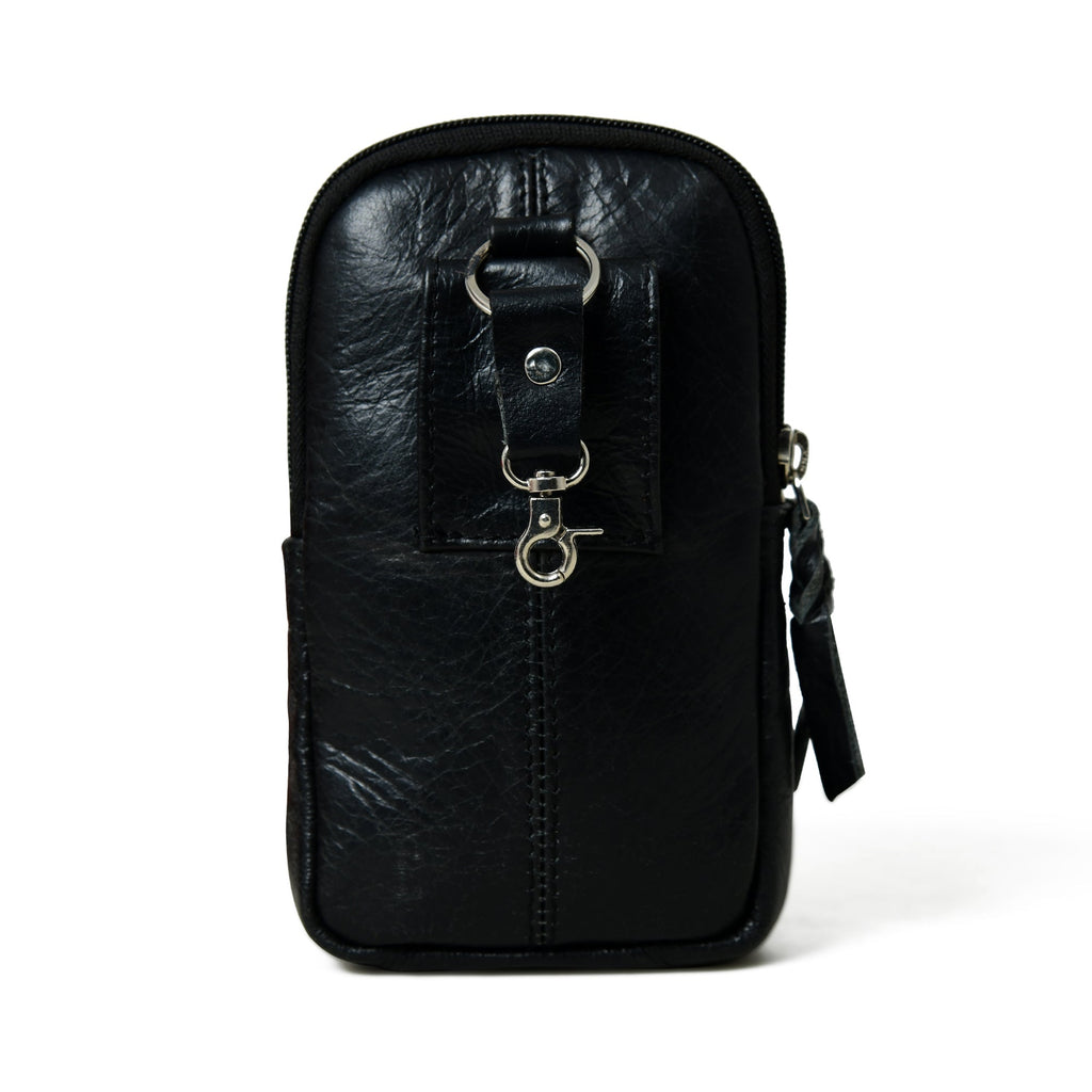 Jet-Set Organizer: Leather Phone Pouch Classy Leather Bags