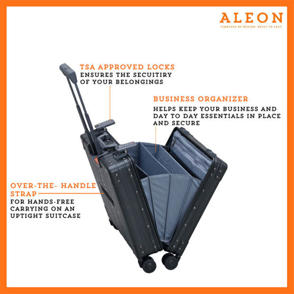 Aleon 17″ Spinner Wheeled Business Case Aleon