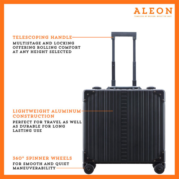 Aleon 17″ Spinner Wheeled Business Case Aleon