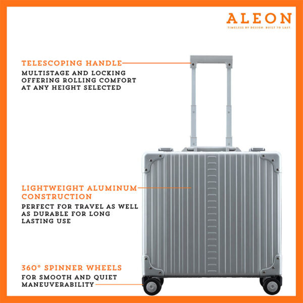 Aleon 17″ Spinner Wheeled Business Case Aleon