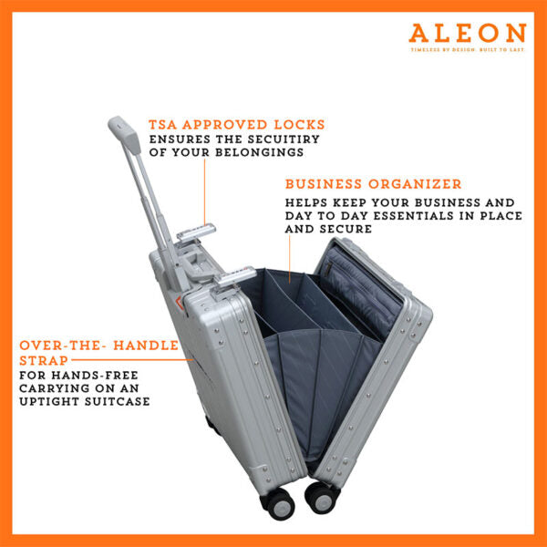 Aleon 17″ Spinner Wheeled Business Case Aleon