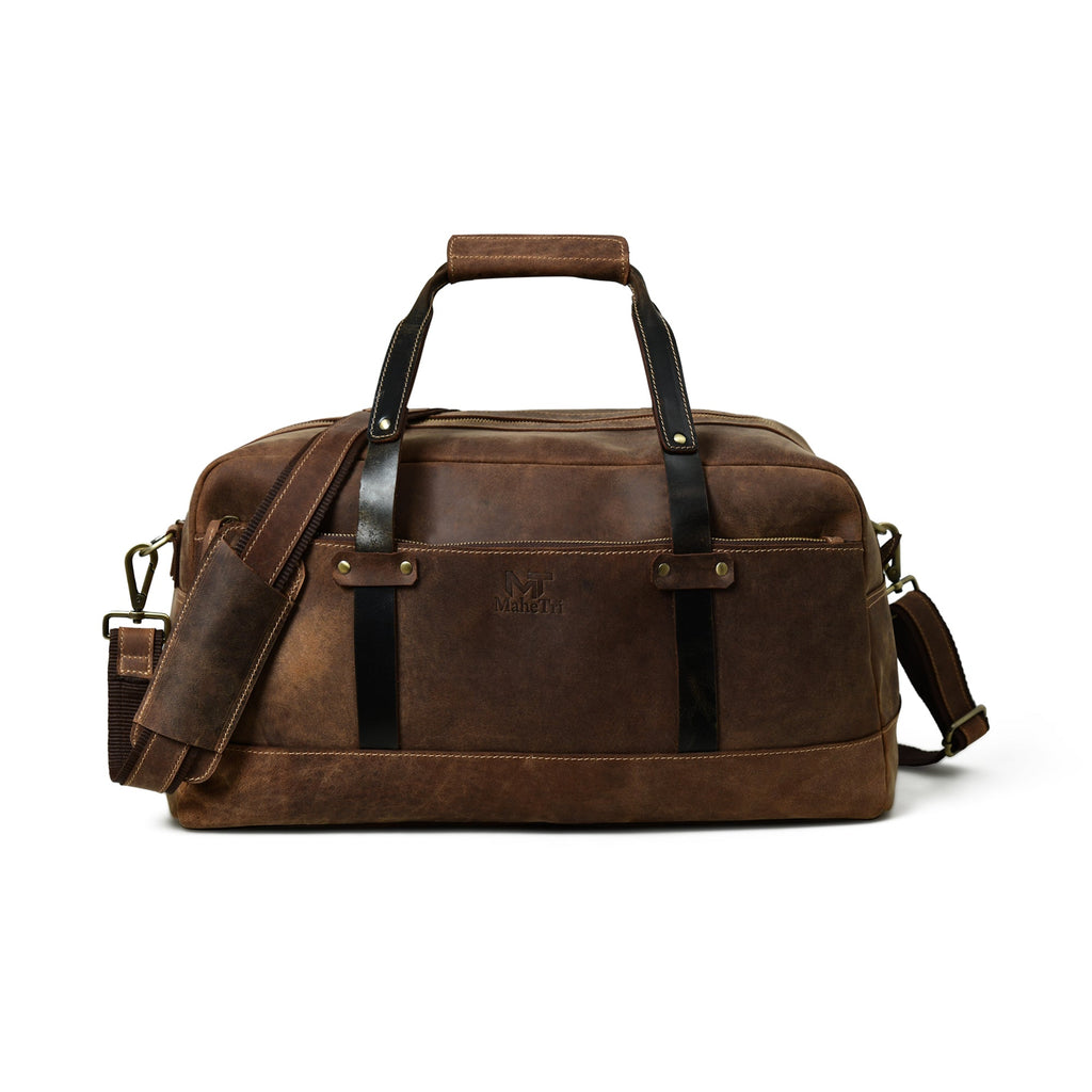 Espresso Elegance Carry on Duffle Classy Leather Bags