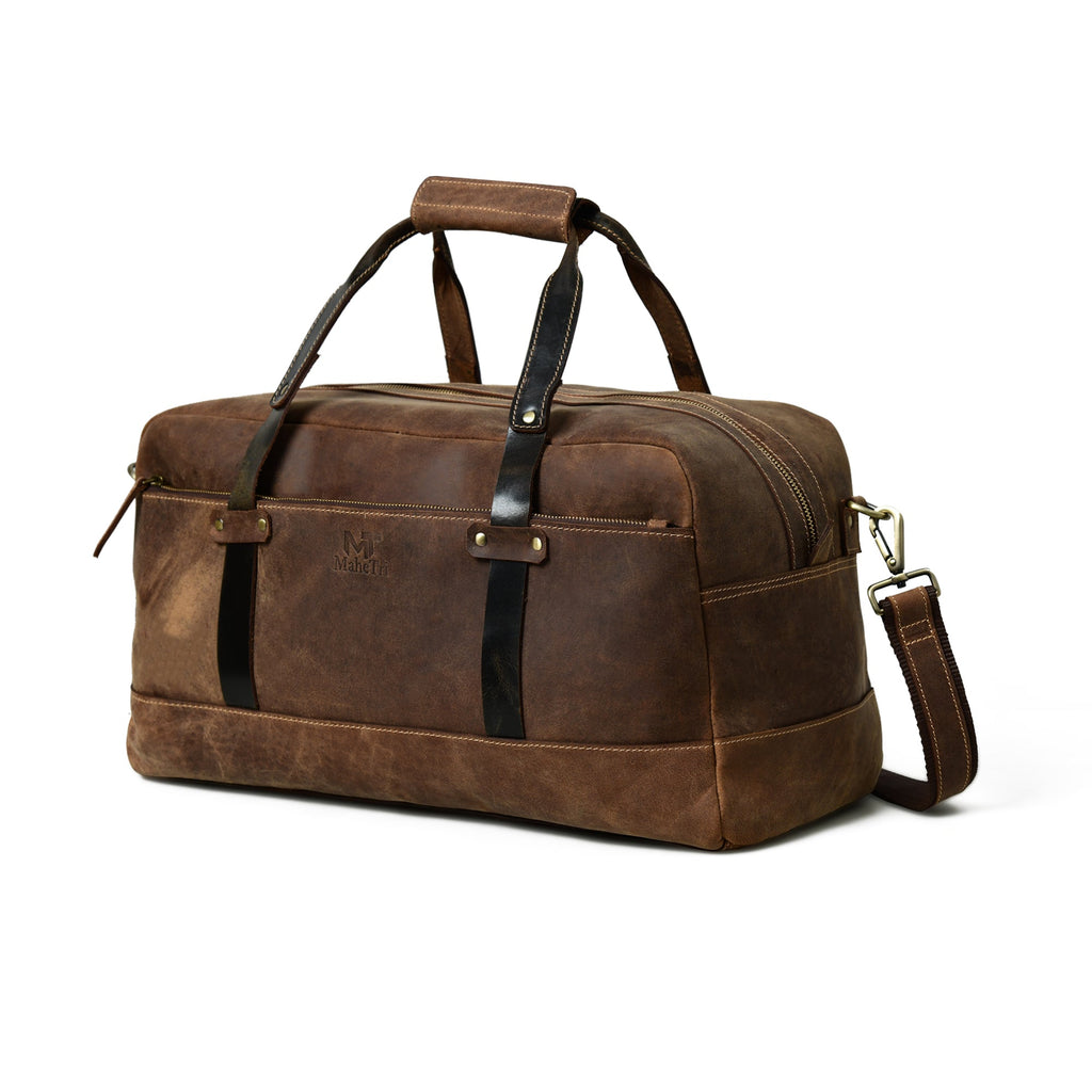 Espresso Elegance Carry on Duffle Classy Leather Bags
