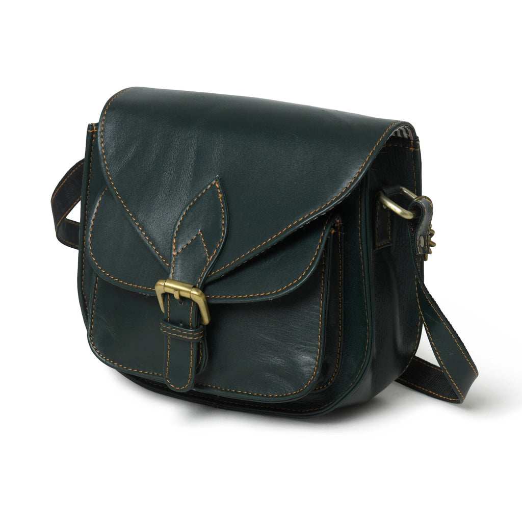 The Molina Satchel- Green Classy Leather Bags