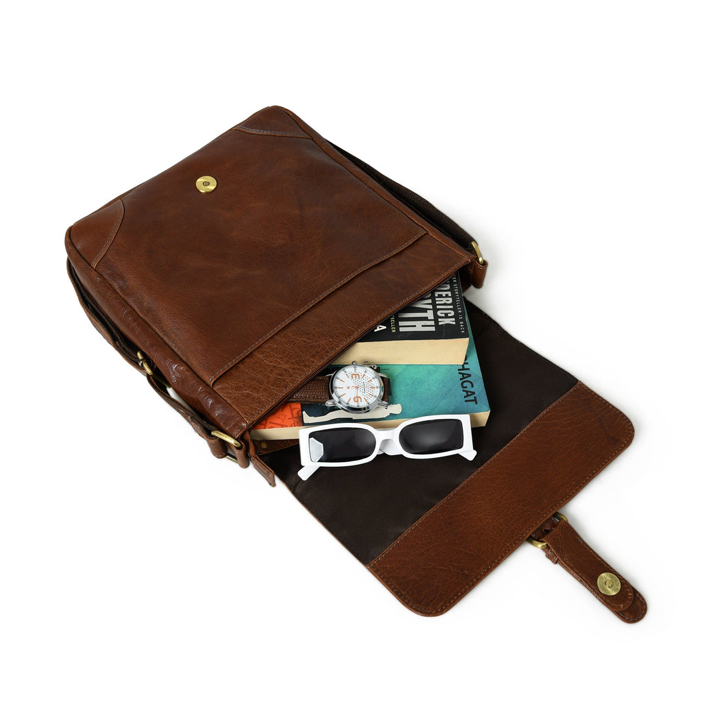 Everyday Leather Unisex Sling Bag Classy Leather Bags