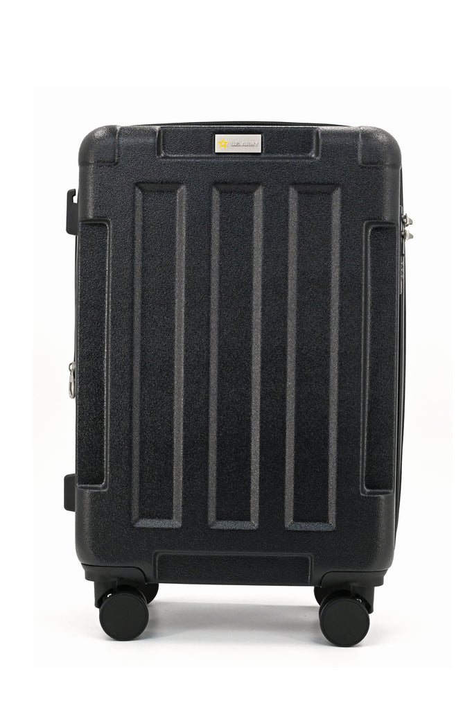 US Army Hawk 3-Piece Luggage Set – Lightweight Expandable ABS Hard Shell Suitcases with Spinner Wheels & Logo Print (28”/24”/20”) – Military Travel Collection - LuggageDesigners