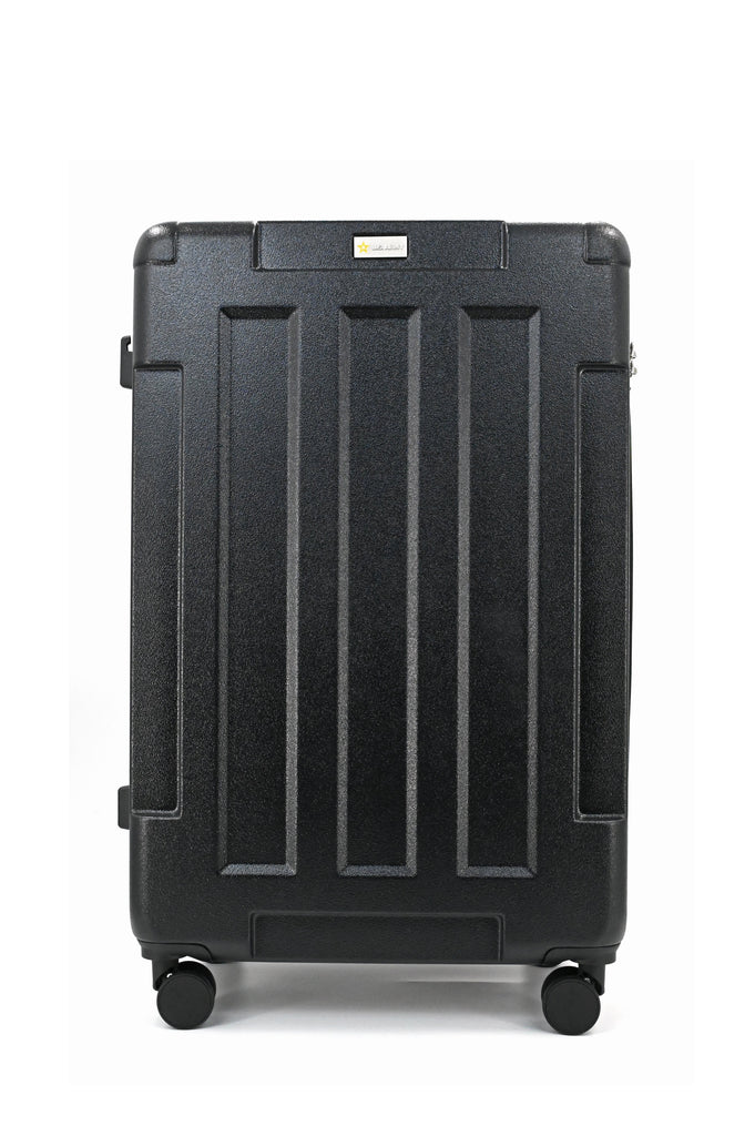 US Army Hawk 3-Piece Luggage Set – Lightweight Expandable ABS Hard Shell Suitcases with Spinner Wheels & Logo Print (28”/24”/20”) – Military Travel Collection - LuggageDesigners