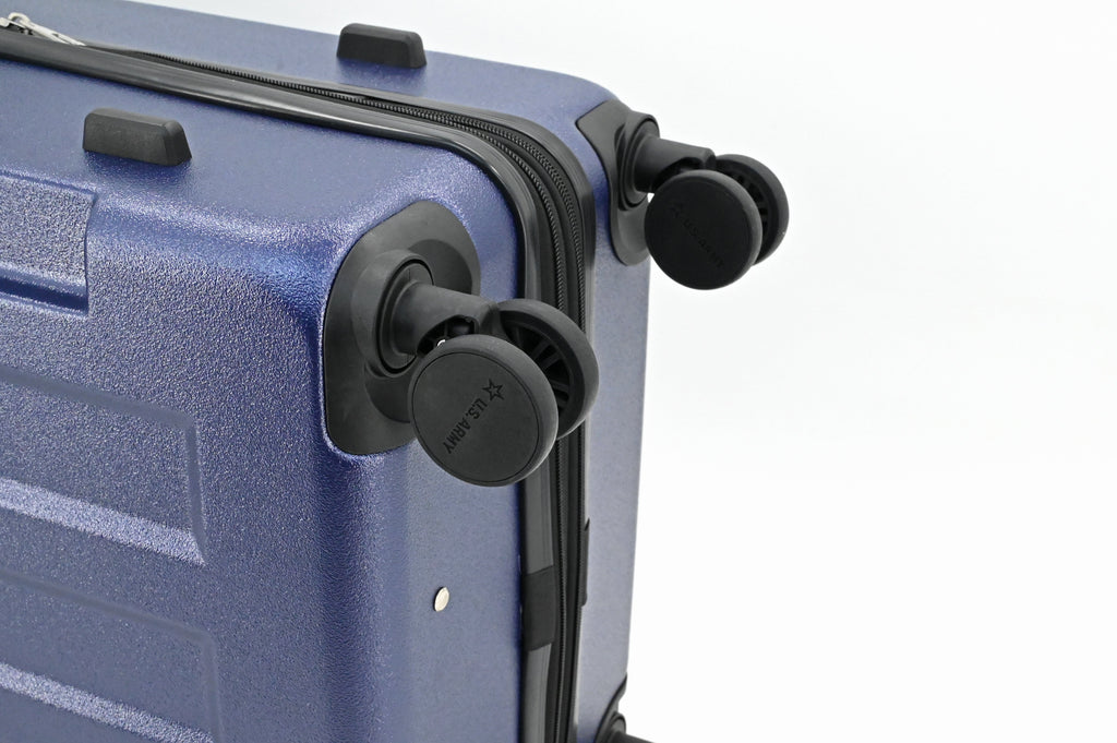 US Army Hawk 3-Piece Luggage Set – Lightweight Expandable ABS Hard Shell Suitcases with Spinner Wheels & Logo Print (28”/24”/20”) – Military Travel Collection - LuggageDesigners