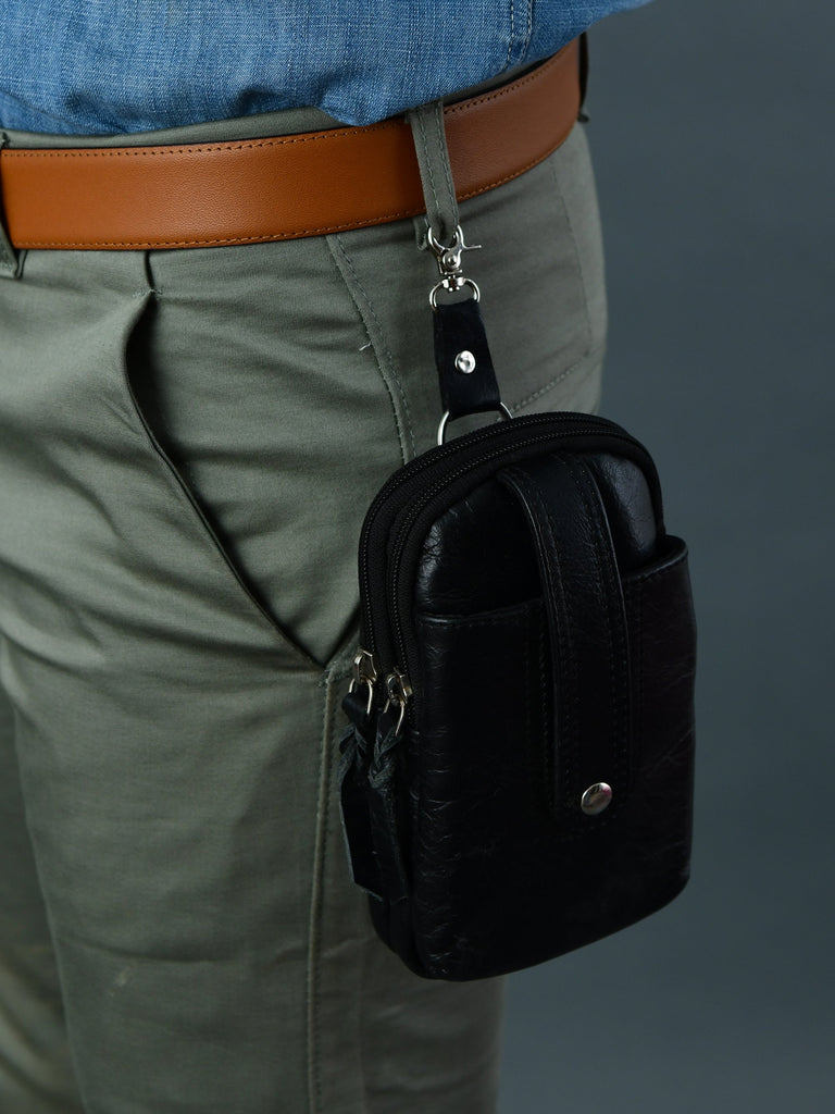Jet-Set Organizer: Leather Phone Pouch Classy Leather Bags