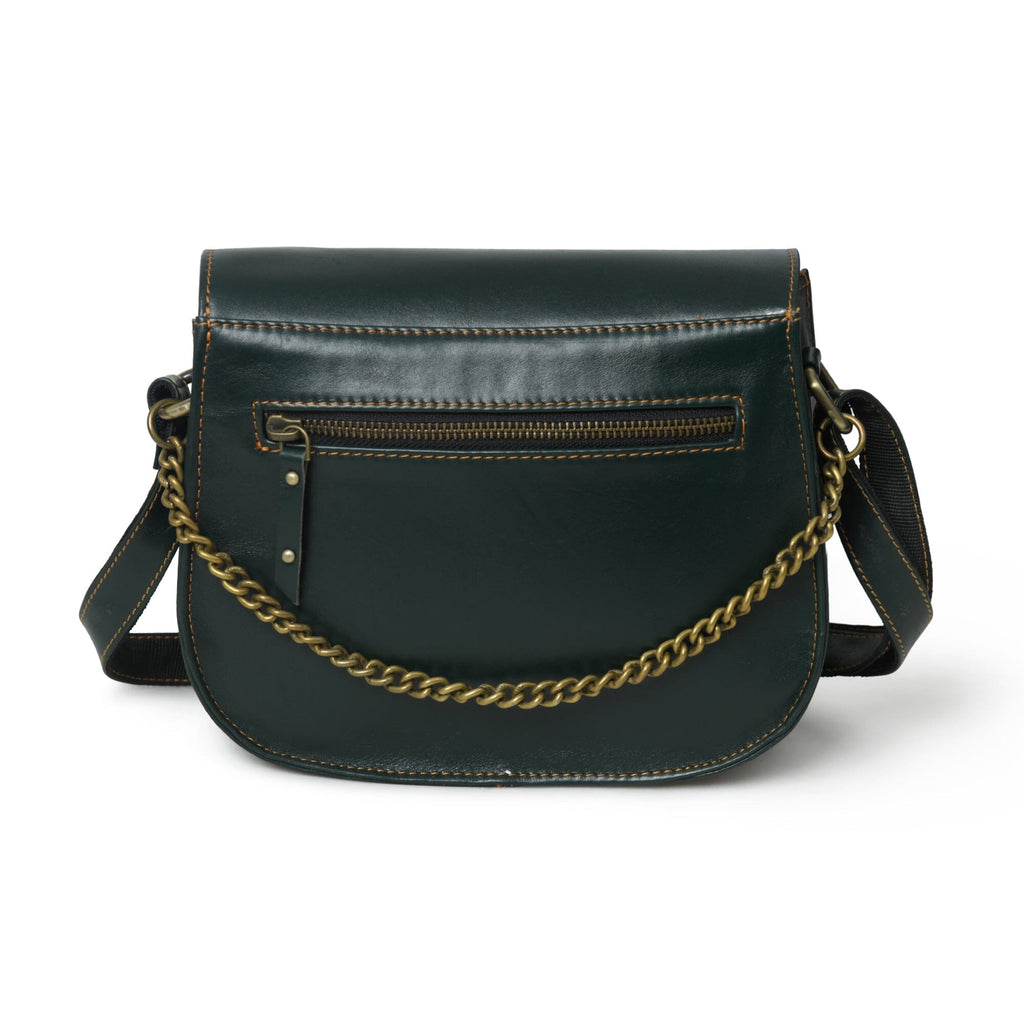 The Molina Satchel- Green Classy Leather Bags