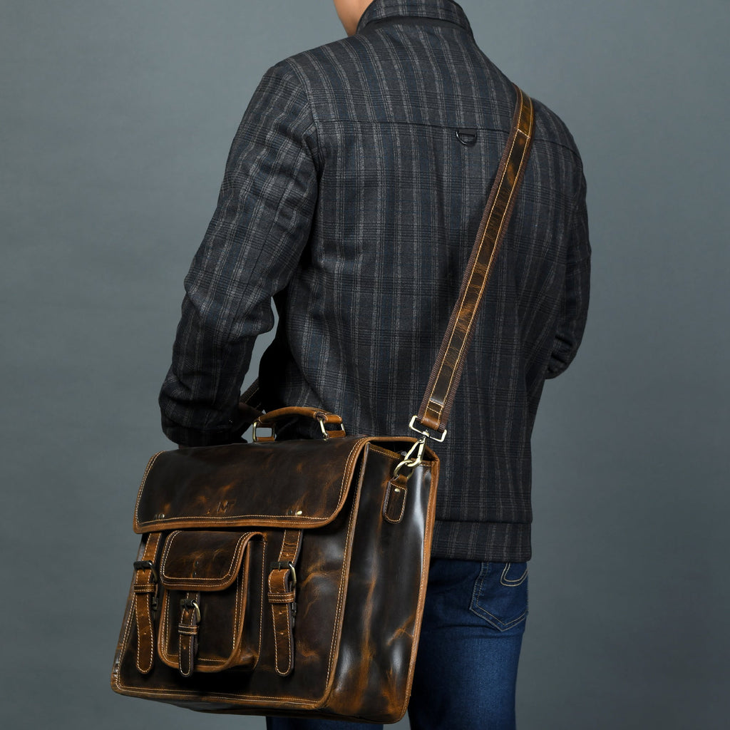 MaheTri Old School Classy Leather Bags