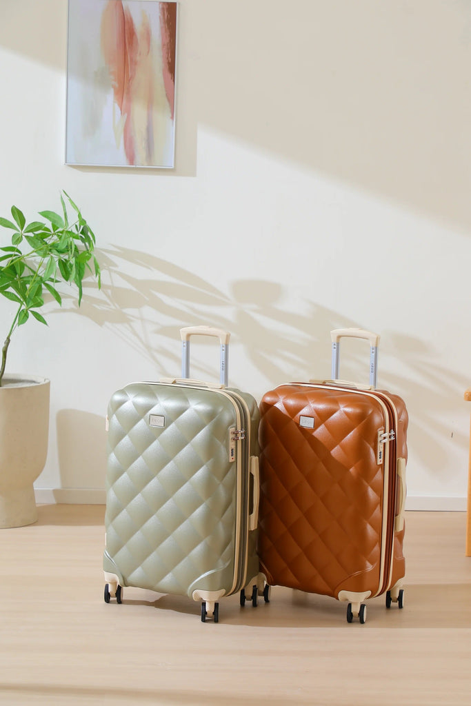 IZOD Fit Lightweight ABS Hard Shell Luggage Set - 3-Piece (20", 24", 28") with 360° Dual Spinning Wheels and Combo Lock Izod