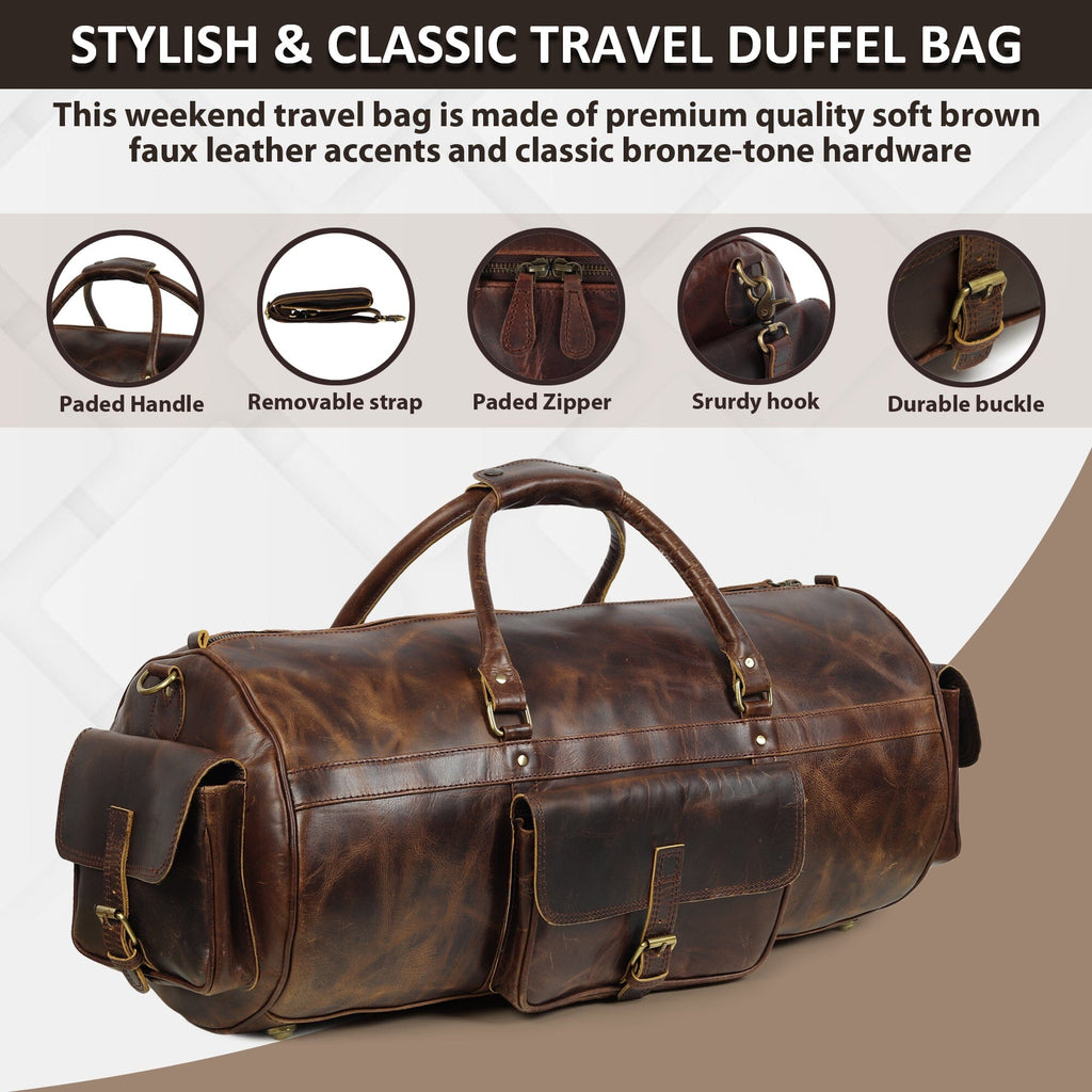 Safari Buffalo Traveller Classy Leather Bags