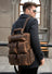 The Shelby Backpack | Handmade Genuine Leather Backpack STEEL HORSE LEATHER