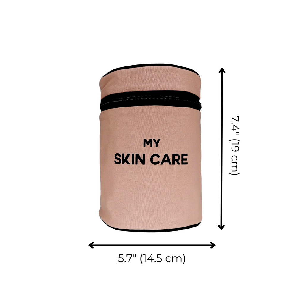 Round My Skin Care Case, Pink/Blush Bag-all