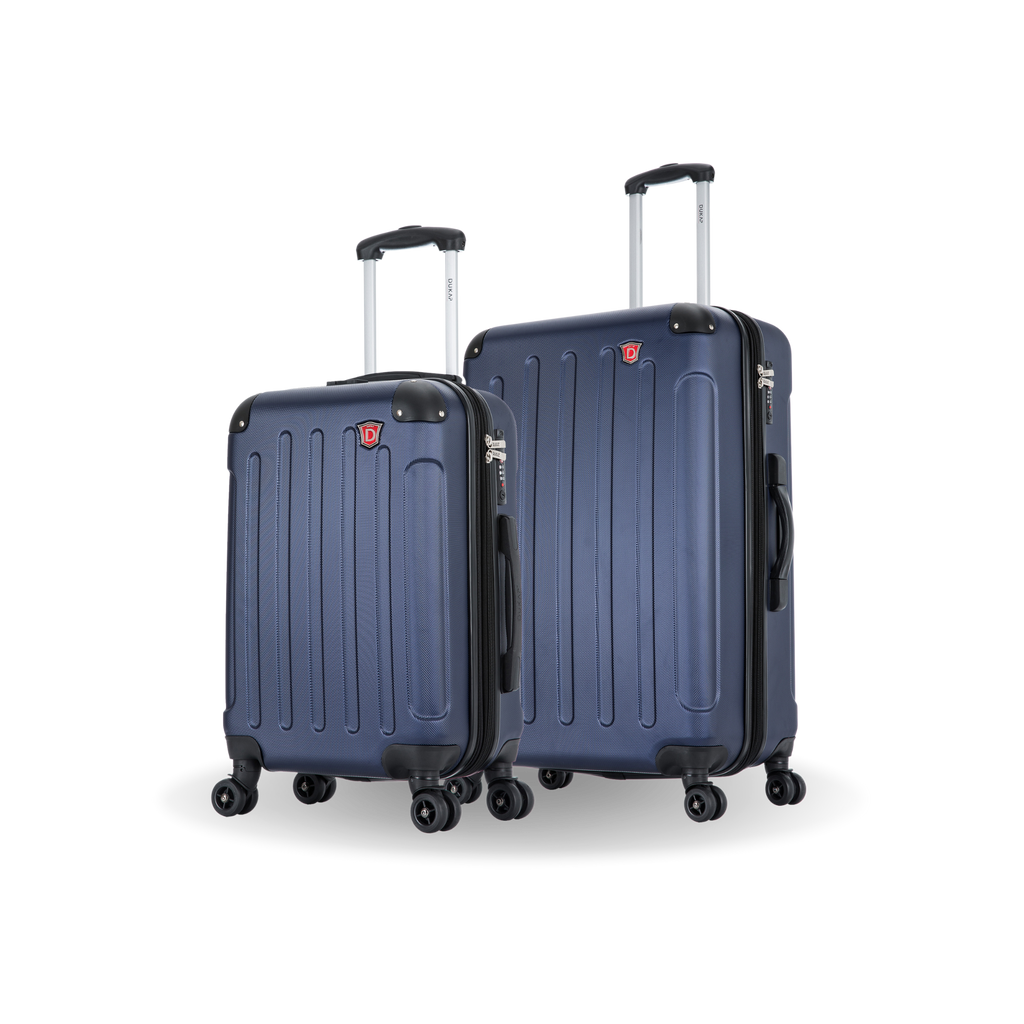 INTELY 2 Piece Set 20''/28'' with Built-in Digital Weight Scale Dukap