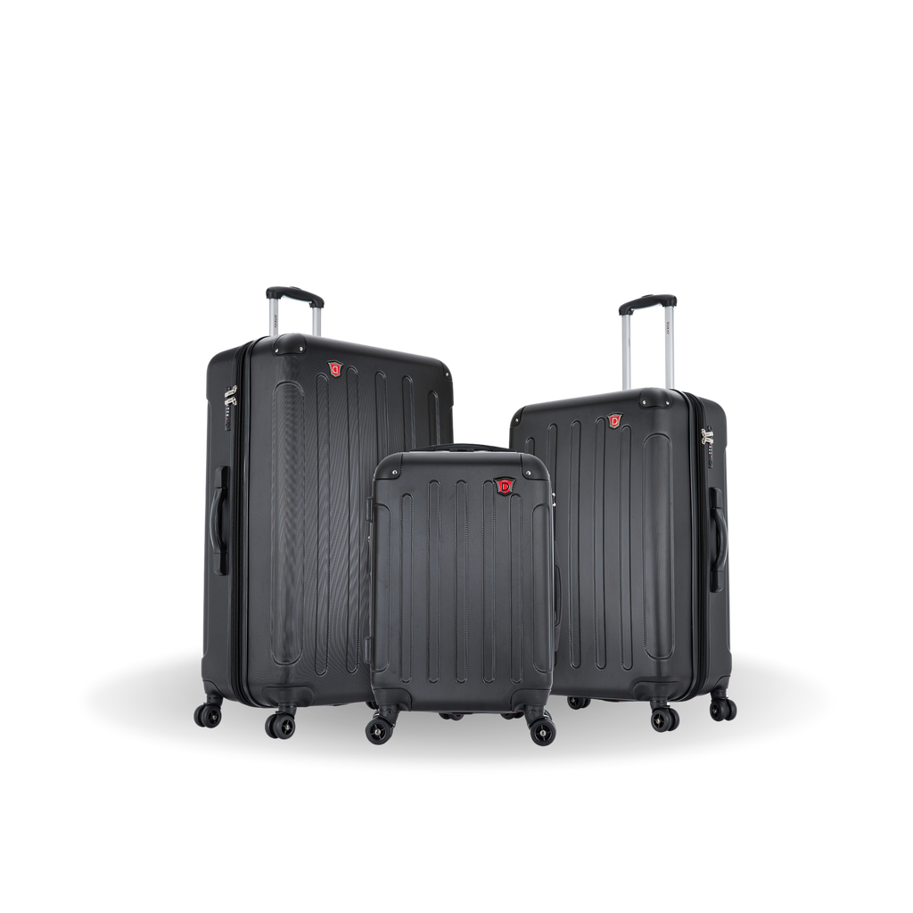 INTELY 3 Piece Set 20''/28''/32'' with Built-in Digital Weight Scale Dukap