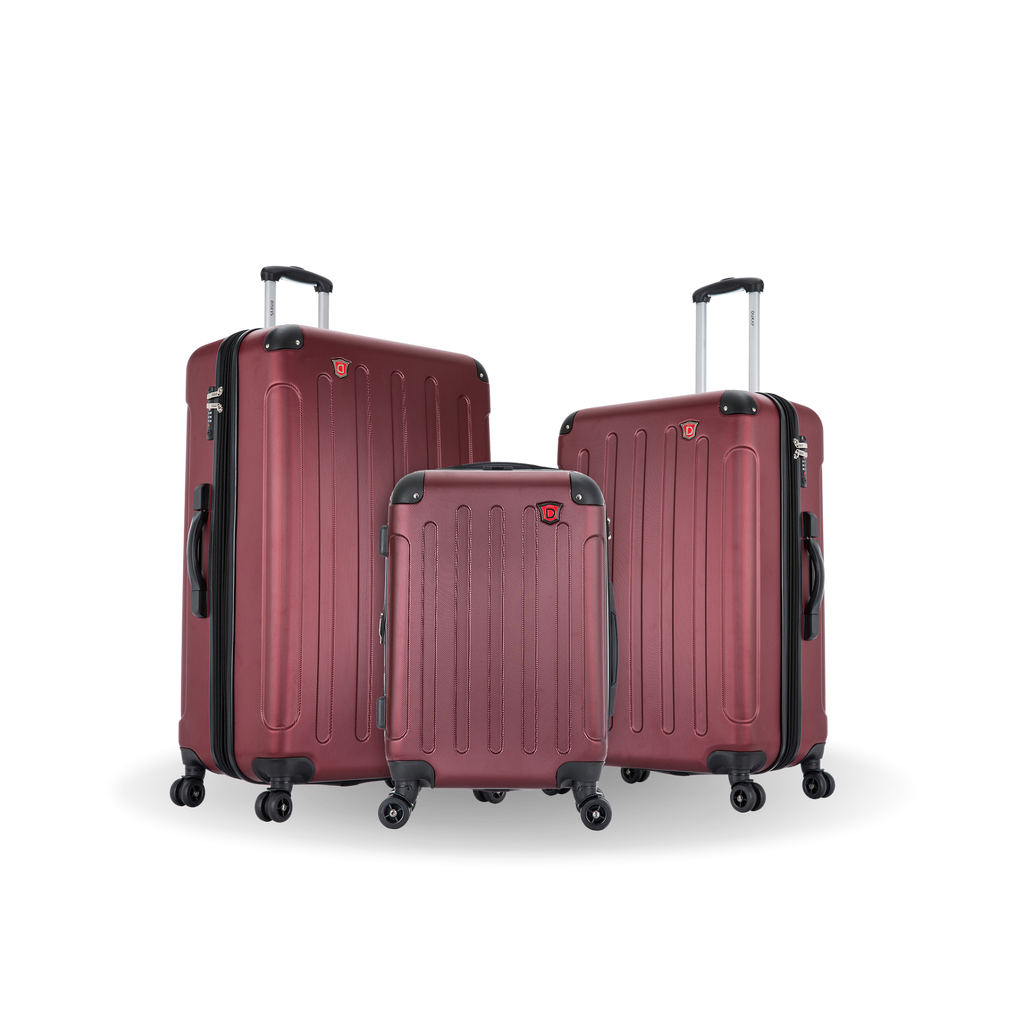 INTELY 3 Piece Set 20''/28''/32'' with Built-in Digital Weight Scale Dukap