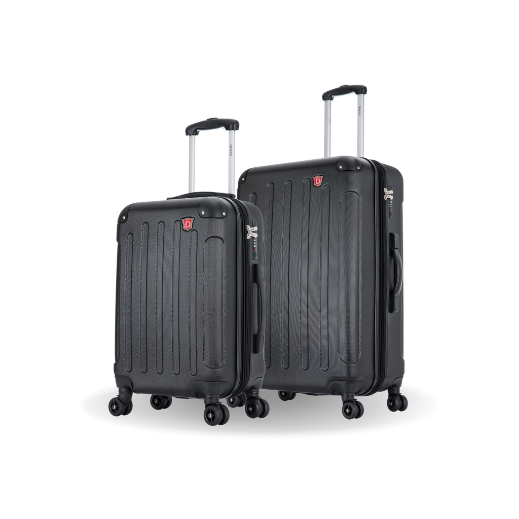 INTELY 2 Piece Set 20''/28'' with Built-in Digital Weight Scale Dukap