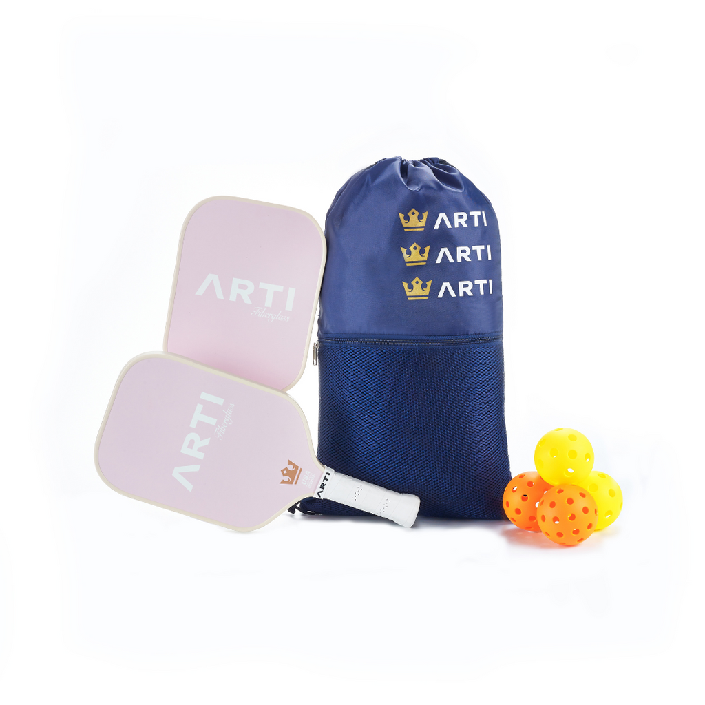 ARTI Fiberglass "Valentine's" Pickleball Paddle Set ARTI