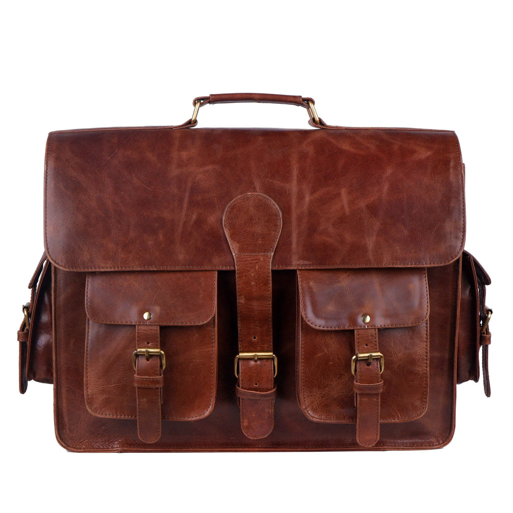 The Men's Distressed Classy Leather Bags