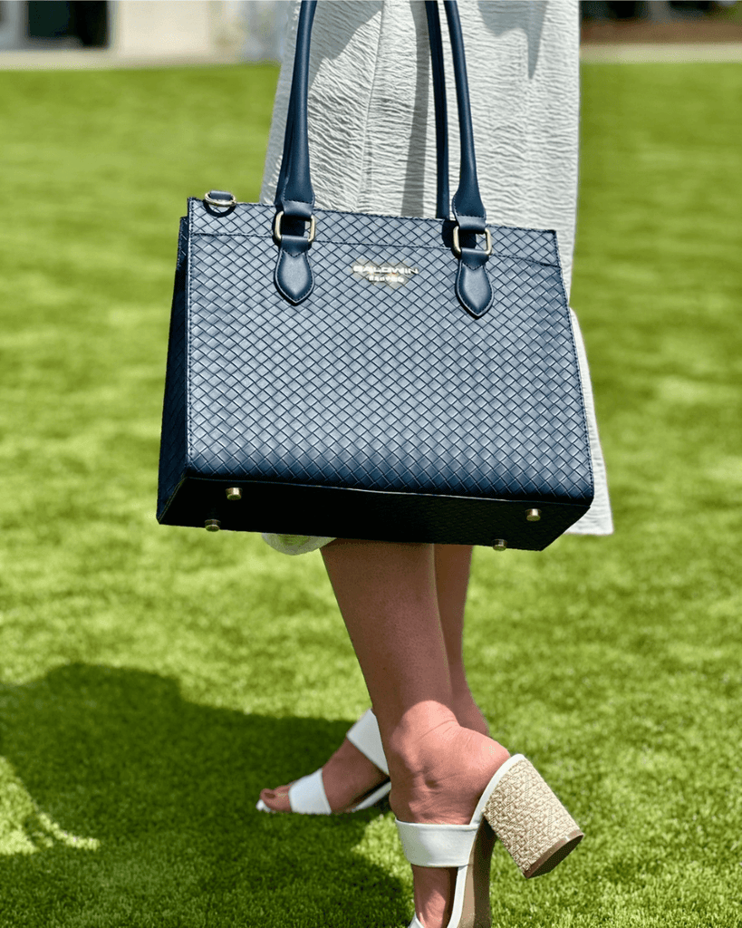 The Montrose Diaper Bag Tote - Cobalt Baldwin Baby Company