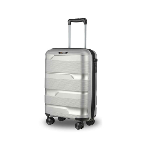 20-inch Silver Carry-On Hardcase Roller Luggage Sole Premise