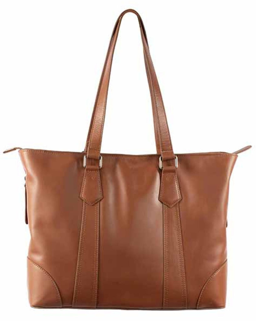 Scully Leather Tri Toned Large Ladies Leather Tote Scully