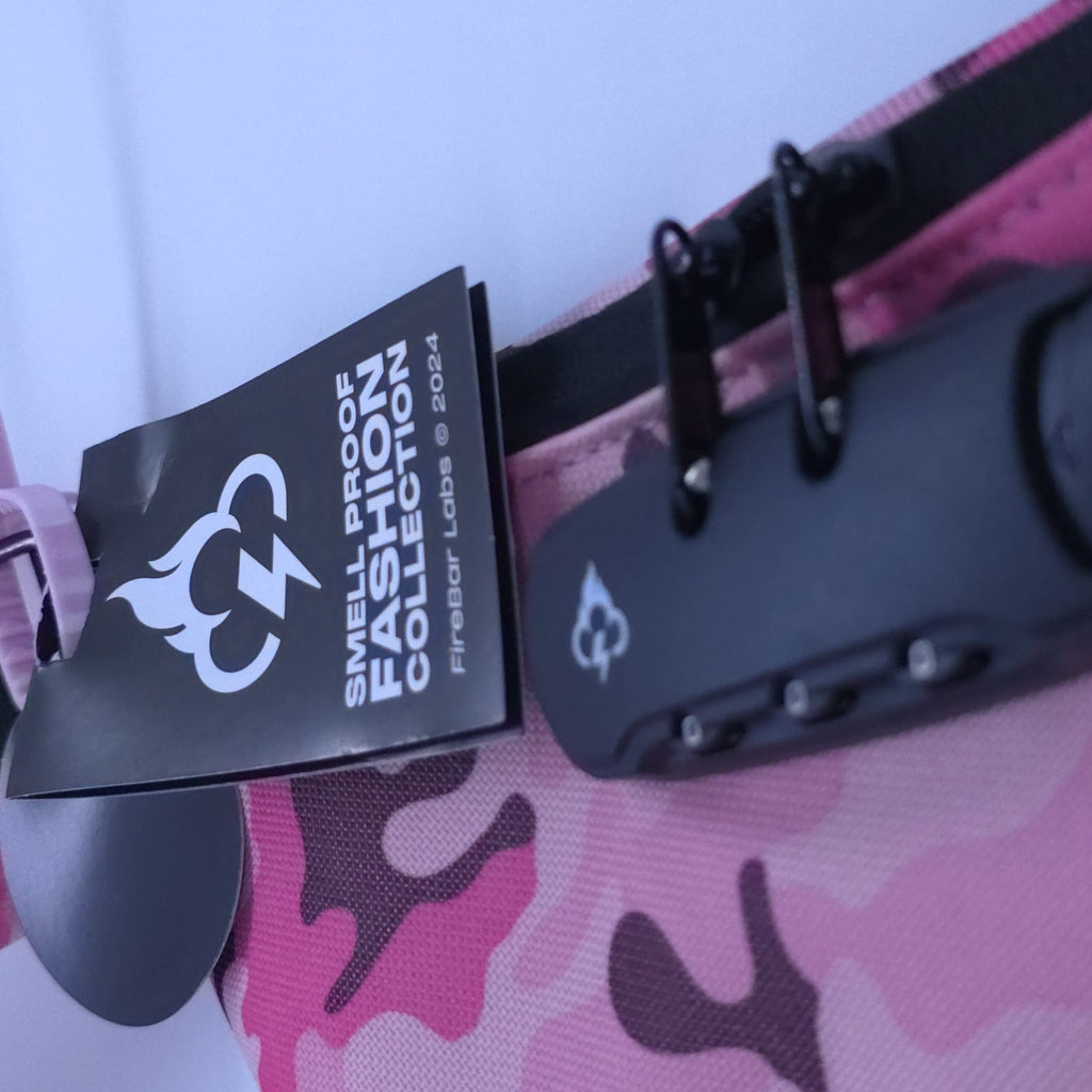 FireBar Labs Smell Proof Cross Body Bag - Hidden Lock Safely Fashion Powered by FireBar Labs