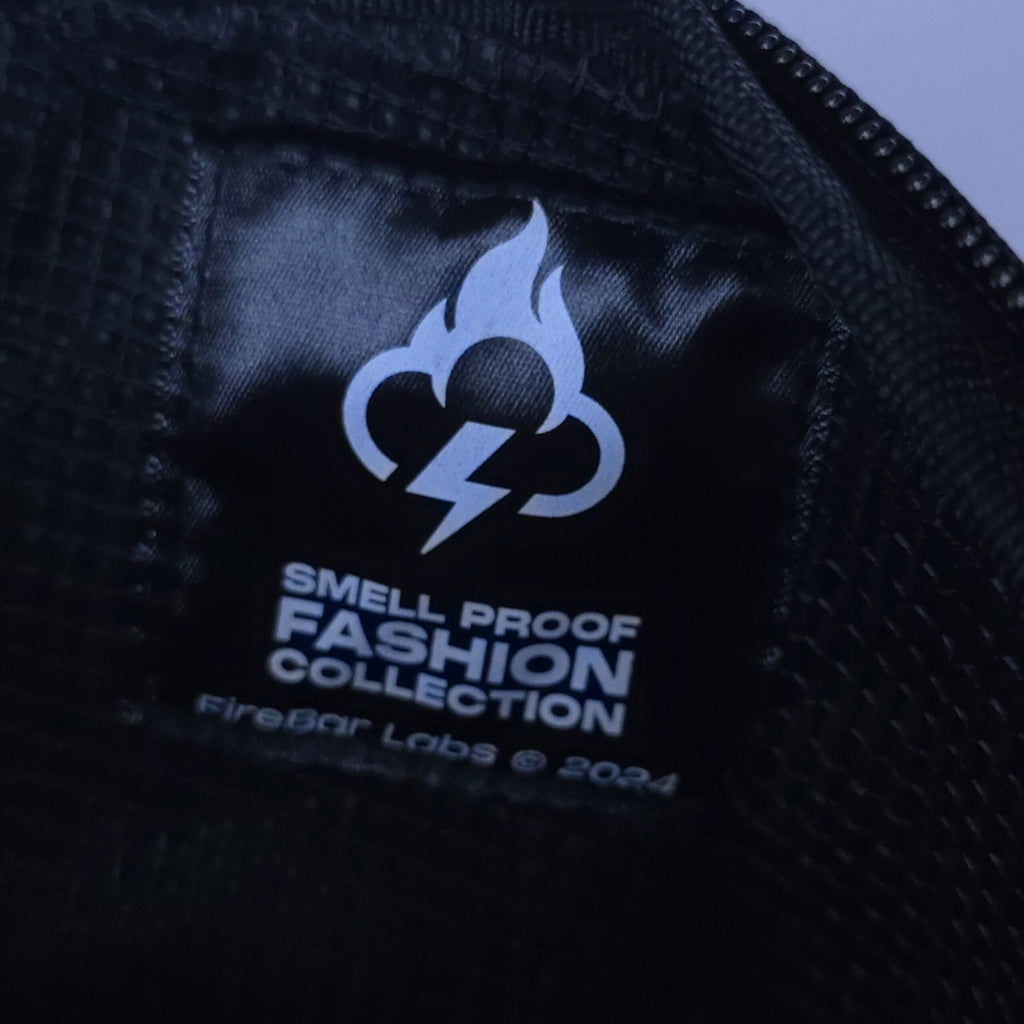 FireBar Labs Smell Proof Cross Body Bag - Hidden Lock Safely Fashion Powered by FireBar Labs