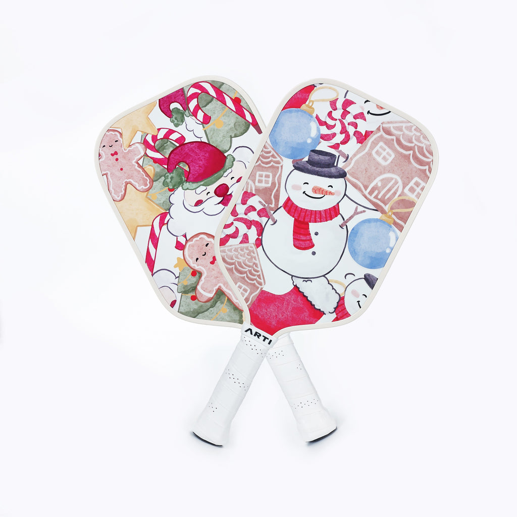 ARTI Fiberglass "Christmas Edition" Pickleball Paddle set ARTI