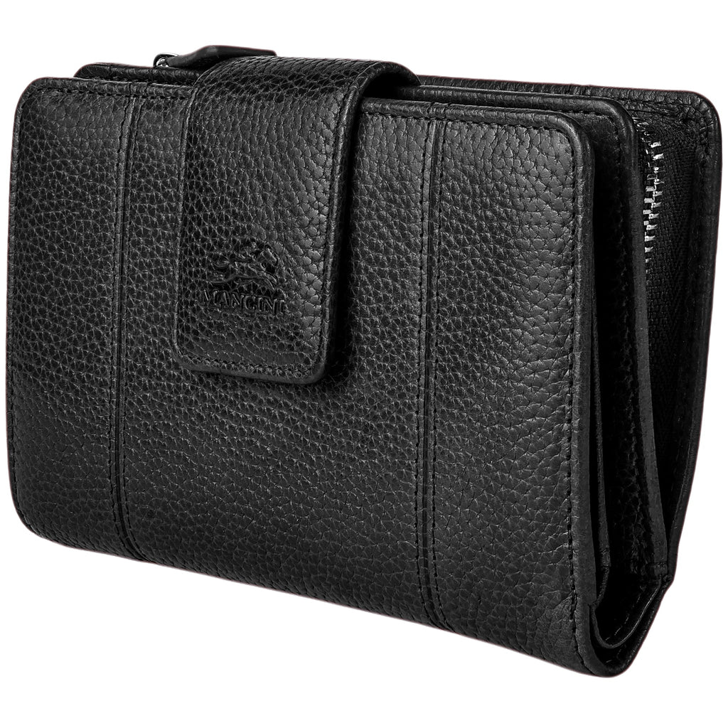 Mancini Fifth Avenue RFID Secure Medium Clutch Wallet Mancini