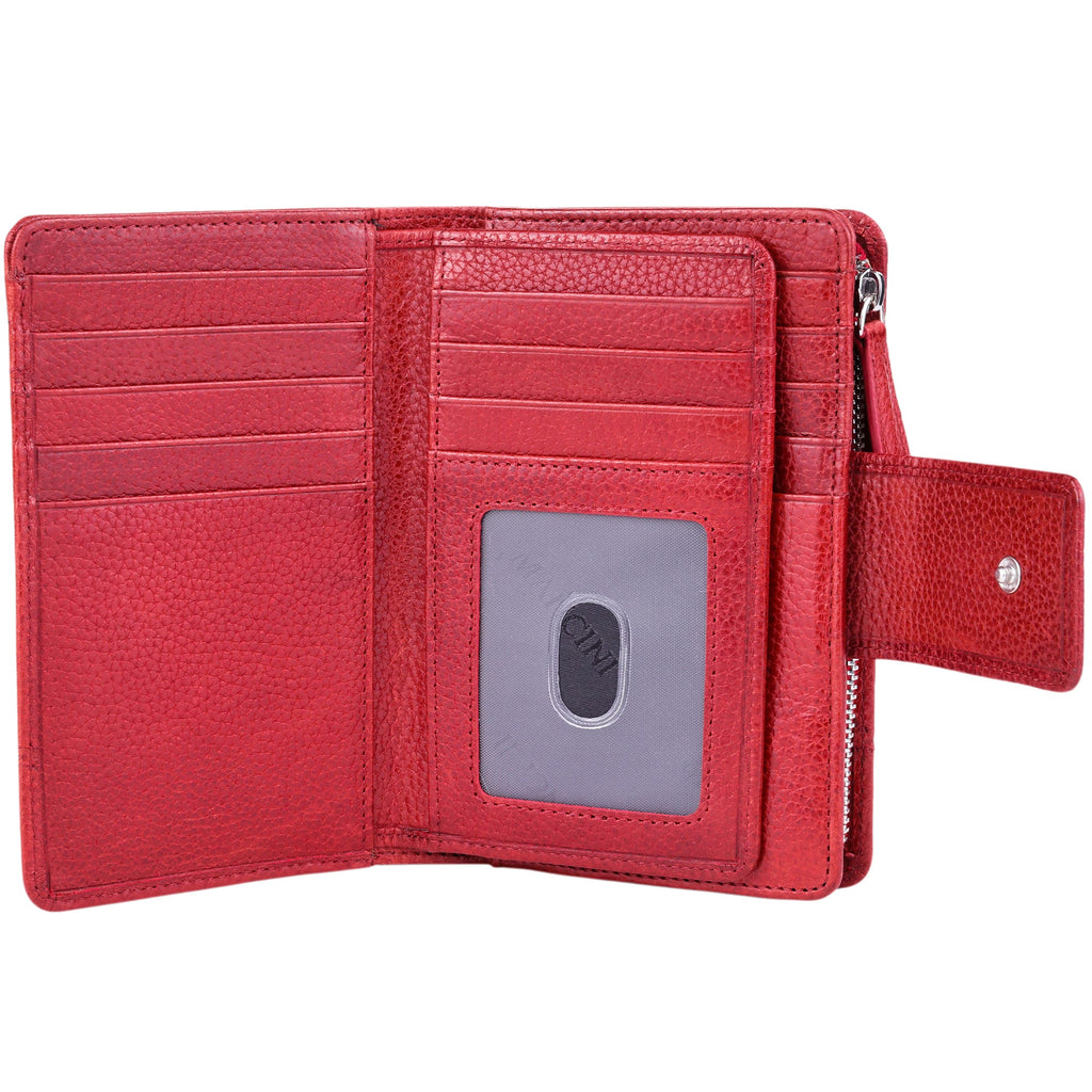 Mancini Fifth Avenue RFID Secure Medium Clutch Wallet Mancini