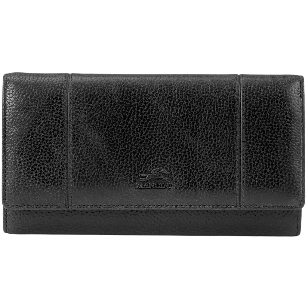 Mancini Fifth Avenue RFID Secure Trifold Wallet Mancini