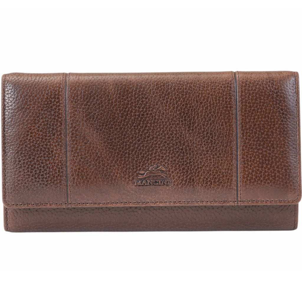 Mancini Fifth Avenue RFID Secure Trifold Wallet Mancini