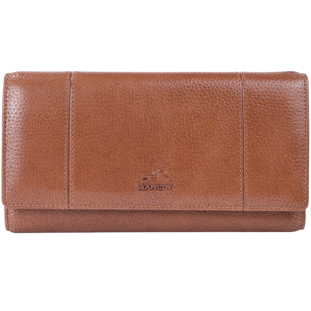 Mancini Fifth Avenue RFID Secure Trifold Wallet Mancini