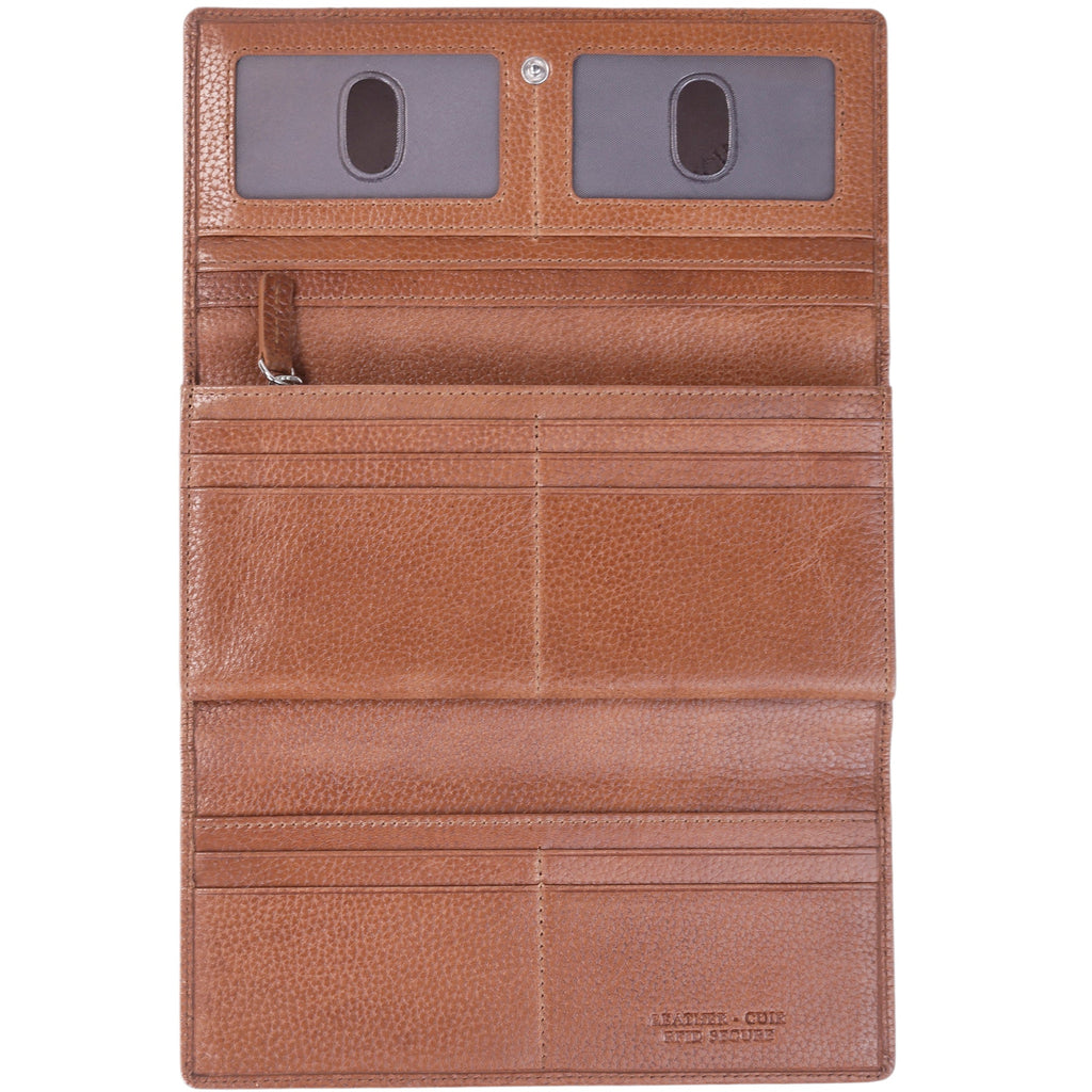 Mancini Fifth Avenue RFID Secure Trifold Wallet Mancini