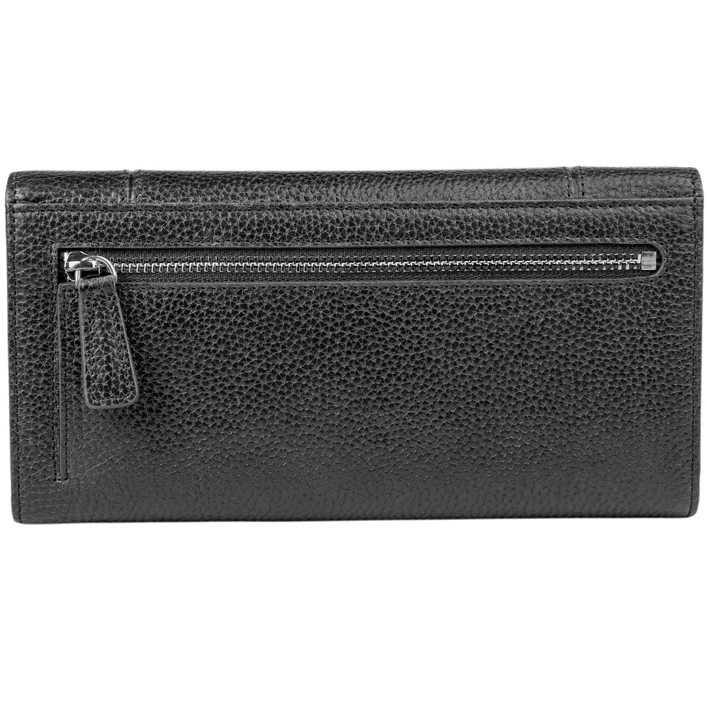 Mancini Fifth Avenue RFID Secure Quad fold Wallet Mancini