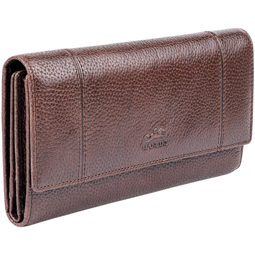 Mancini Fifth Avenue RFID Secure Quad fold Wallet Mancini