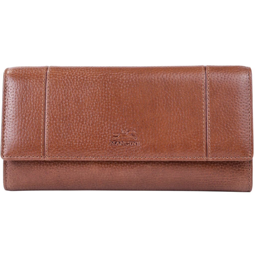 Mancini Fifth Avenue RFID Secure Quad fold Wallet Mancini
