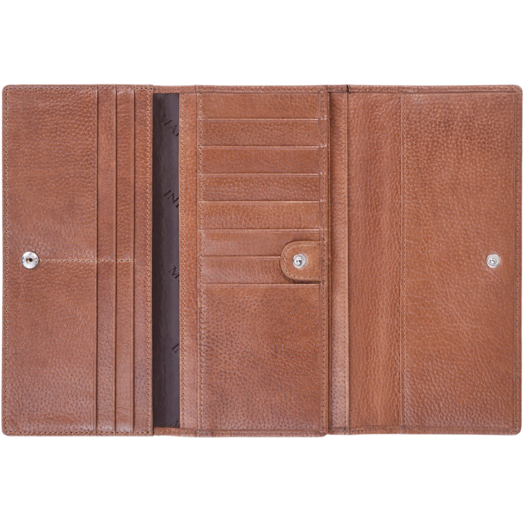 Mancini Fifth Avenue RFID Secure Quad fold Wallet Mancini