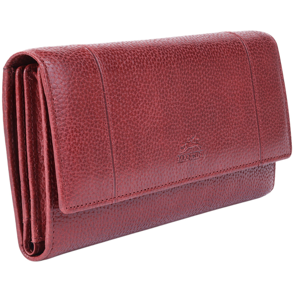 Mancini Fifth Avenue RFID Secure Quad fold Wallet Mancini