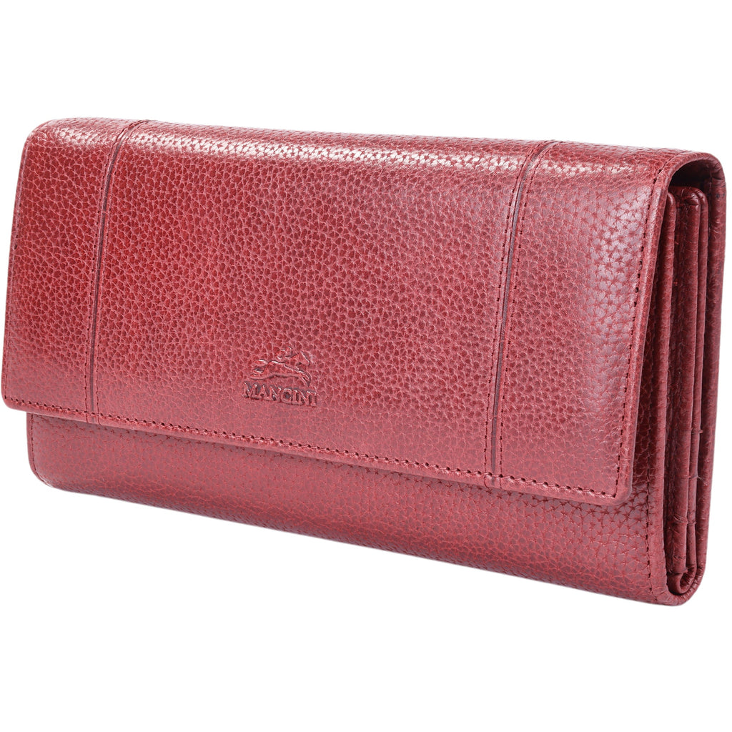 Mancini Fifth Avenue RFID Secure Quad fold Wallet Mancini