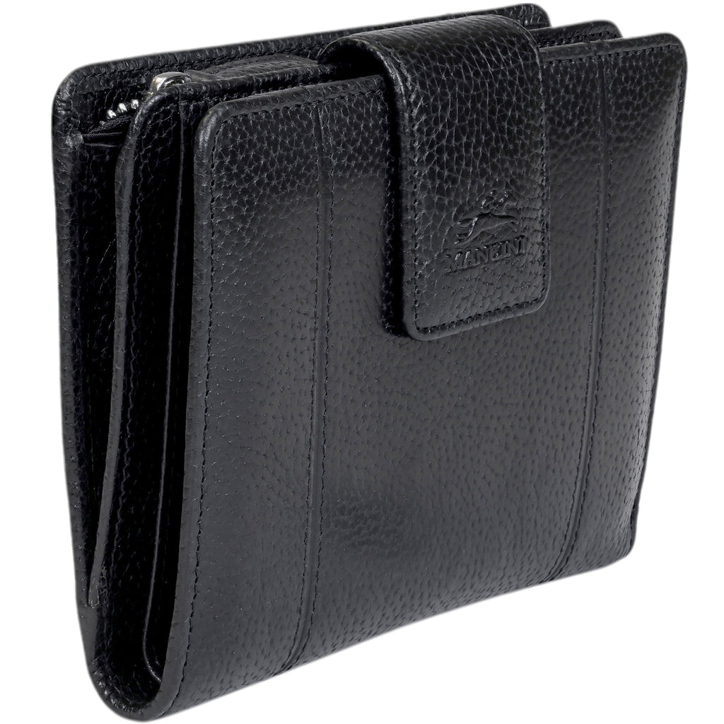 Mancini Fifth Avenue RFID Secure Medium Clutch Wallet Mancini