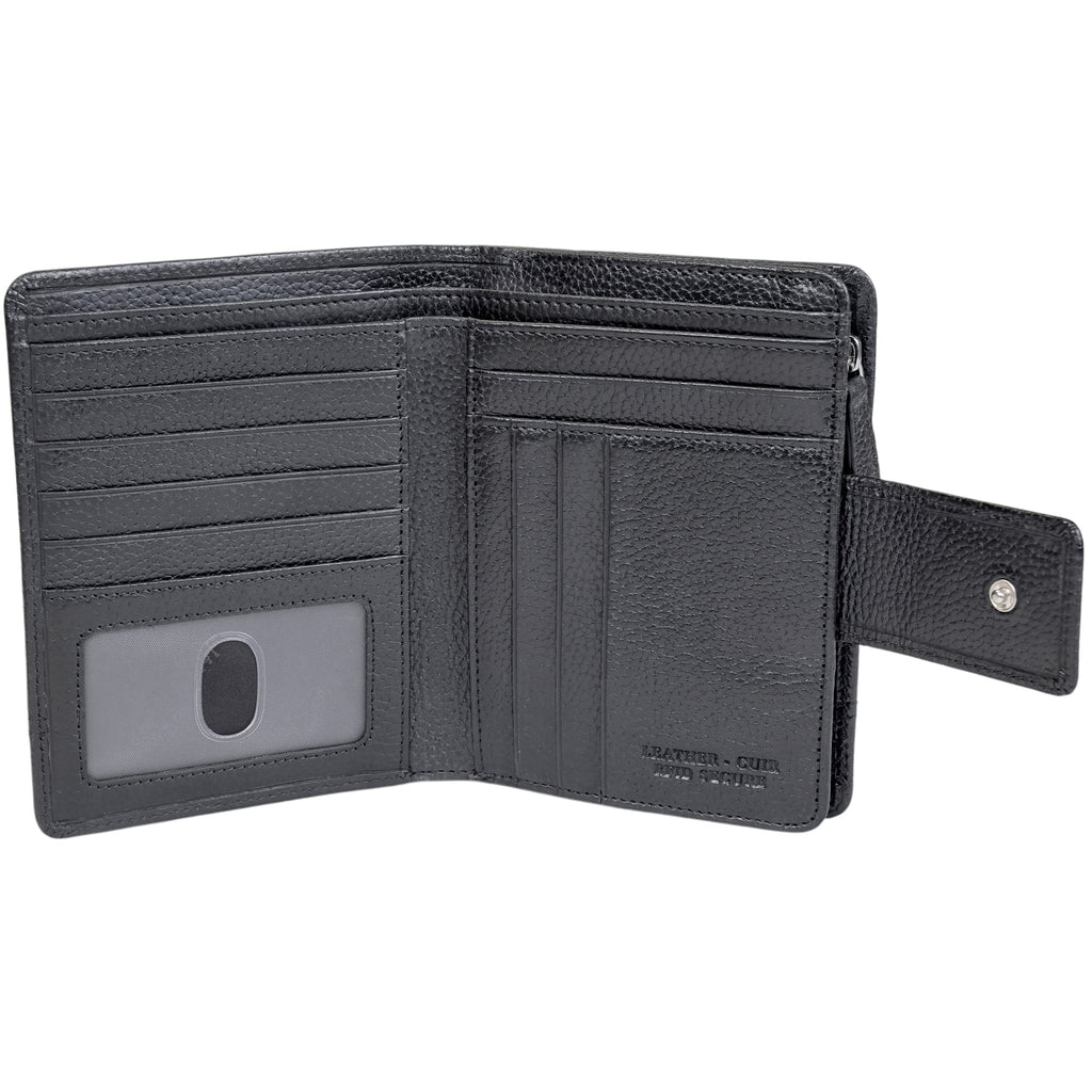 Mancini Fifth Avenue RFID Secure Medium Clutch Wallet Mancini