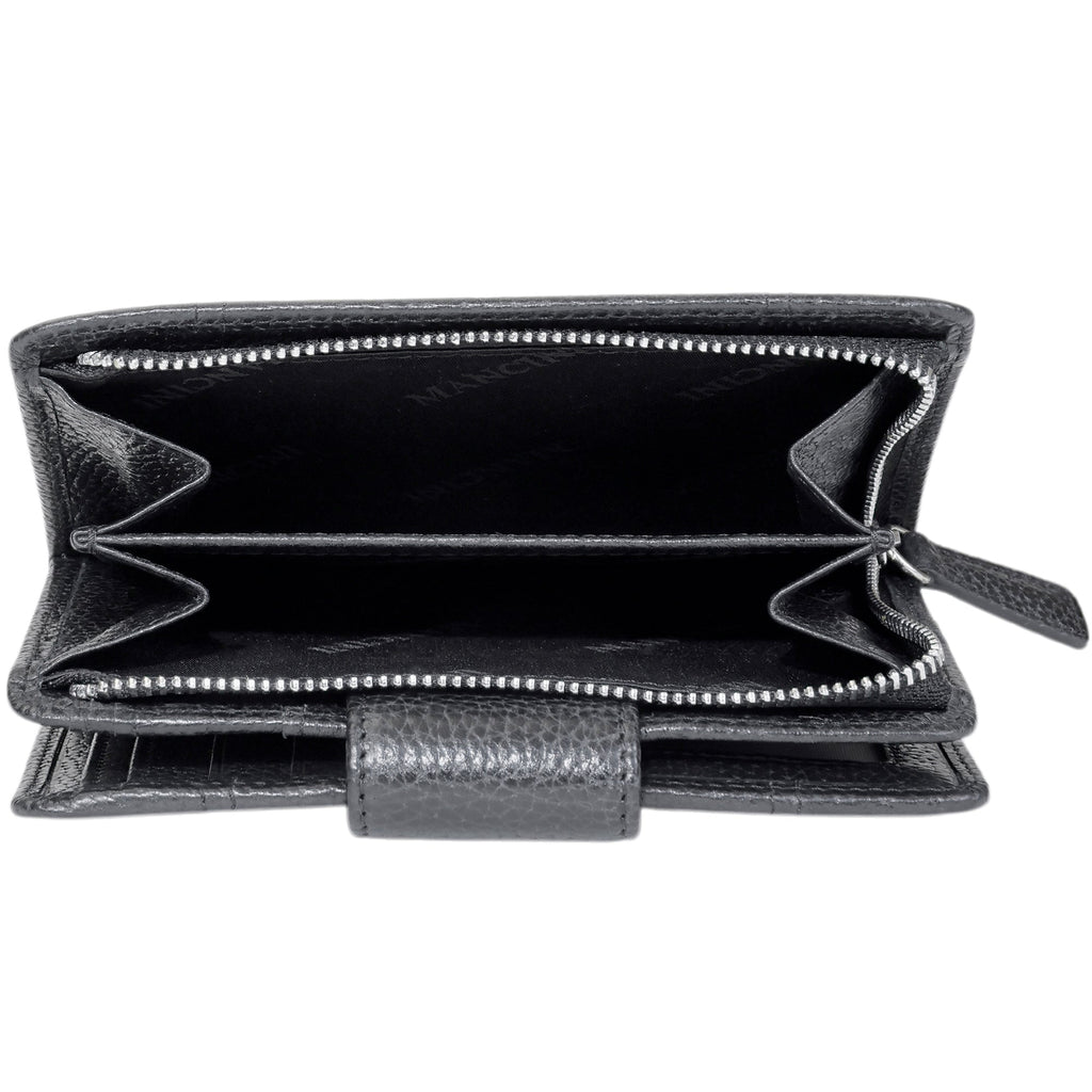 Mancini Fifth Avenue RFID Secure Medium Clutch Wallet Mancini