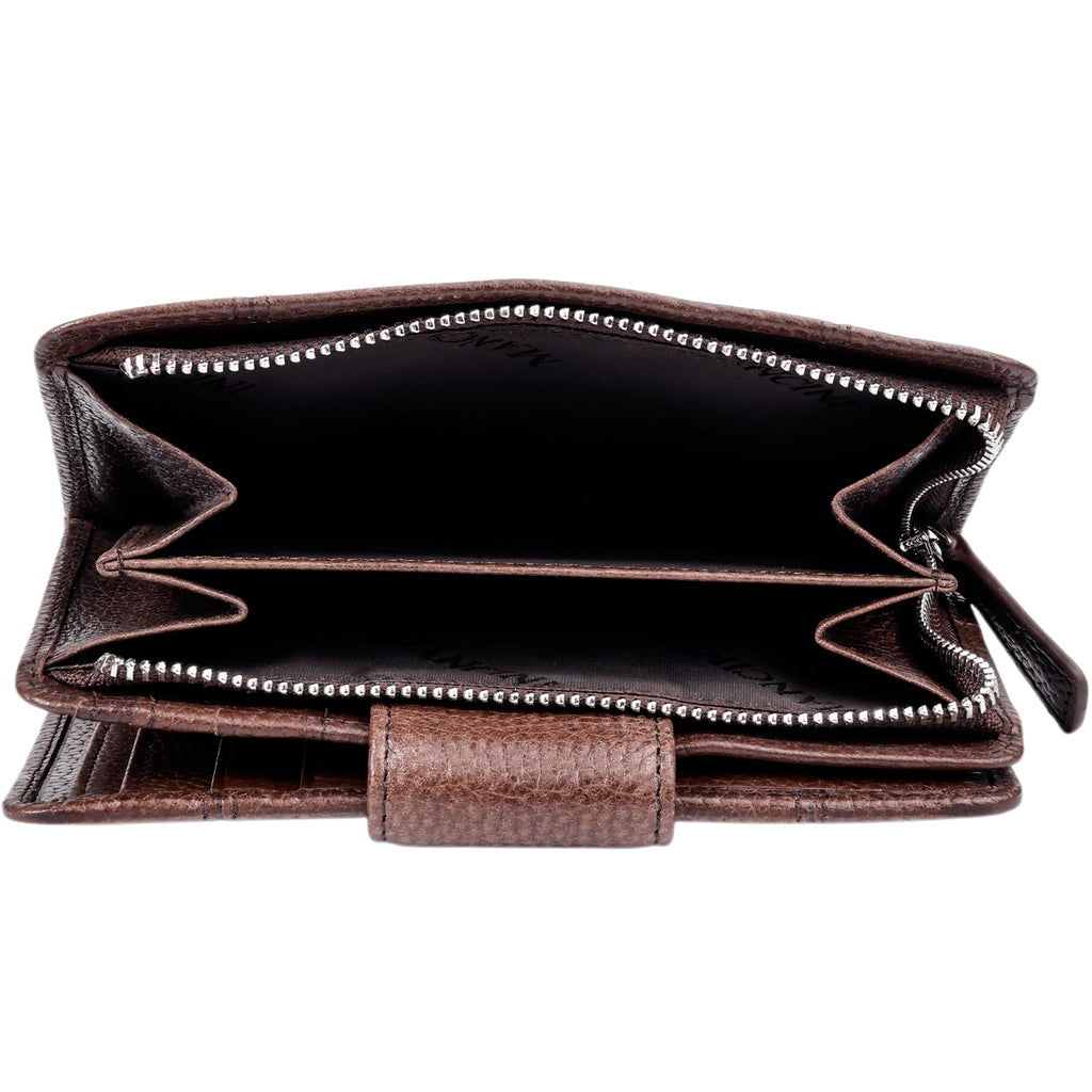 Mancini Fifth Avenue RFID Secure Medium Clutch Wallet Mancini
