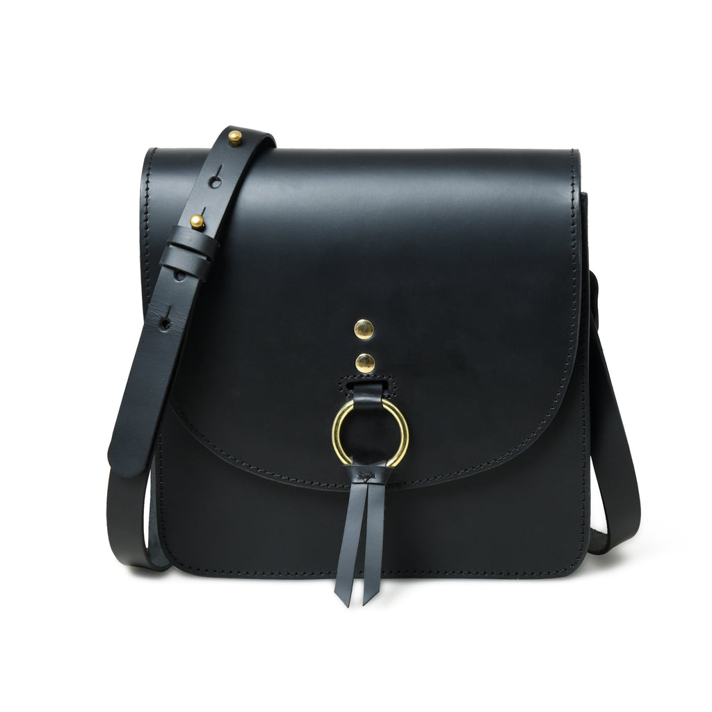 Black Elegance Crossbody Sling Bag Classy Leather Bags